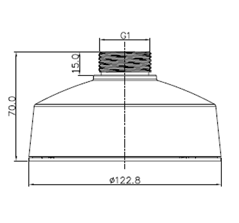Dimensão do adaptador de montagem de suporte SN-CBK201A