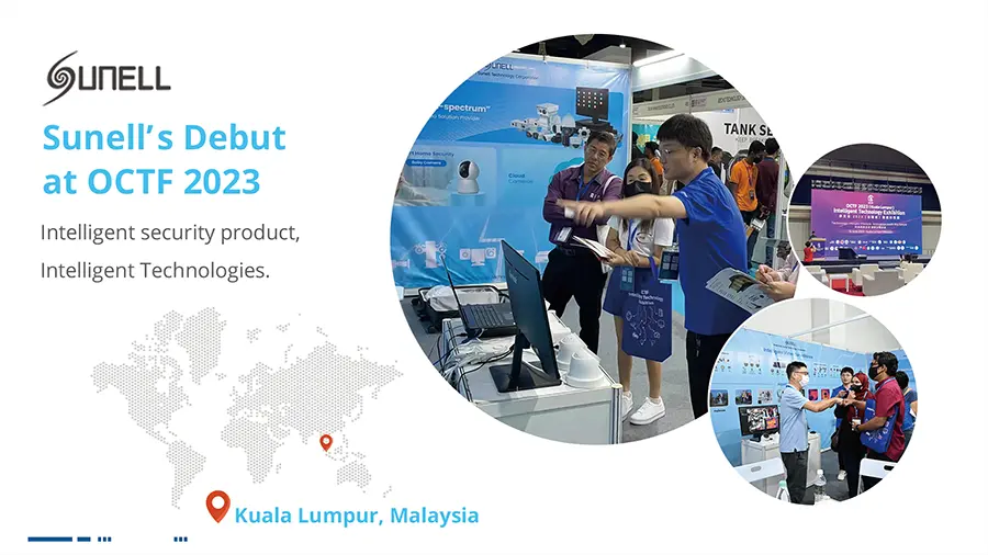 Sunell apresenta produtos de segurança inovadores e soluções inteligentes na OCTF 2023 em Kuala Lumpur