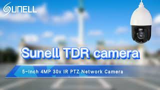 Sunell 5-inch 4MP 30x IR PTZ Câmera de Rede