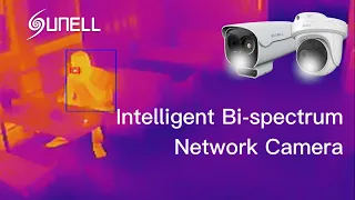 Sunell Câmera de Rede Bi-espectro Inteligente