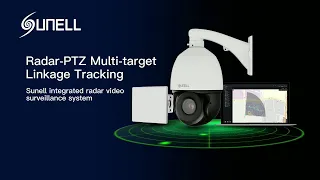 Sunell Radar-PTZ Multi-target Linkage Tracking Sistema de Videovigilância
