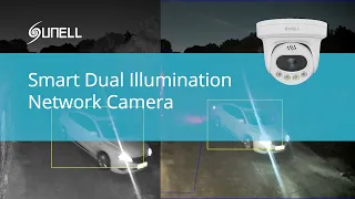 Sunell Smart Câmera de iluminação dupla