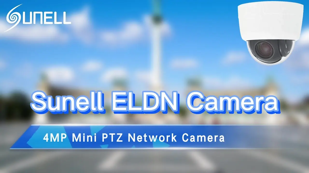 Sunell 4MP Mini PTZ Câmera de Rede